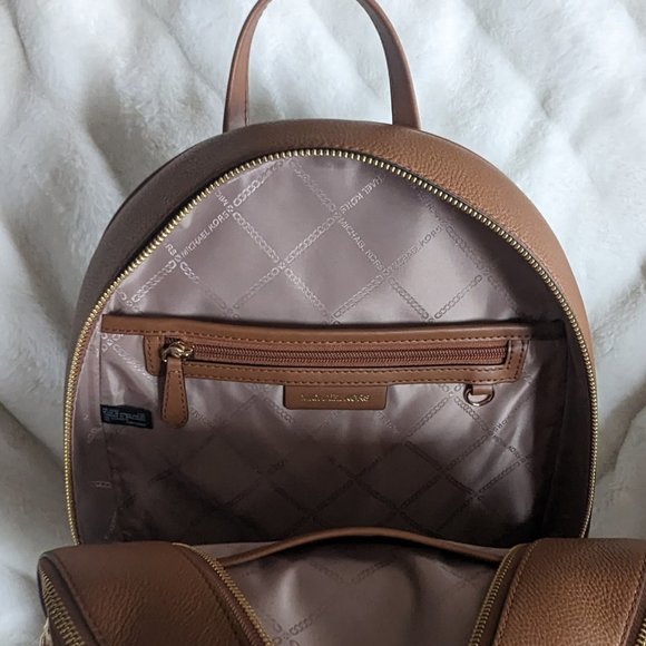 adina large leather backpack Michael Kors: Adina Large Logo Backpack